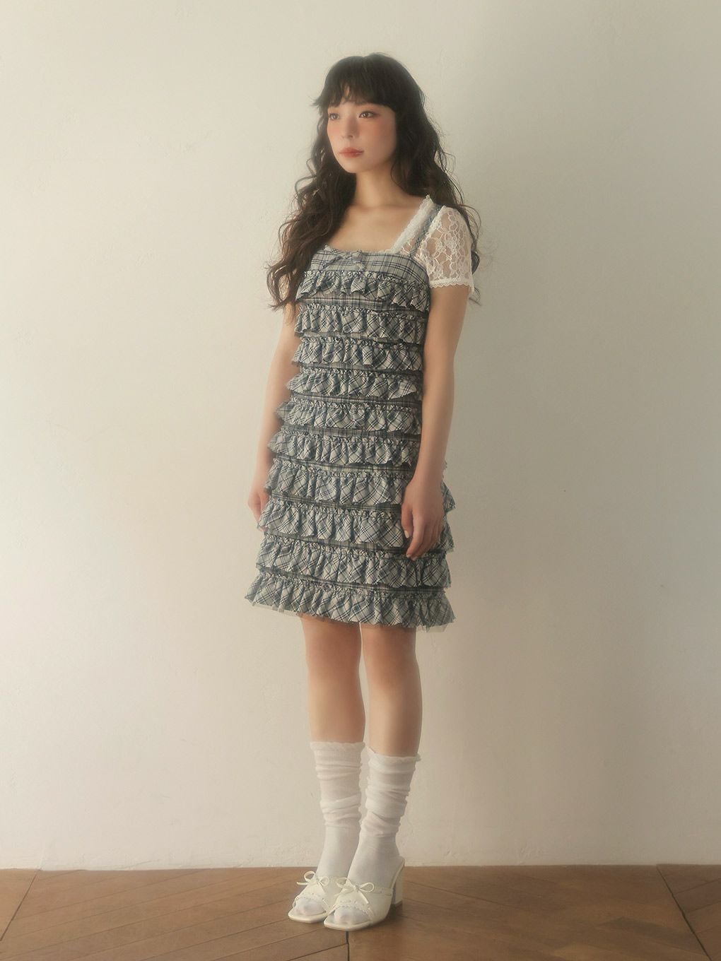 【BUBBLES】ミニフリルワンピース