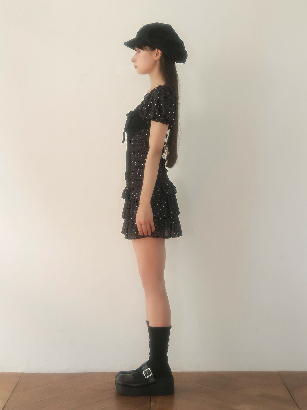 【BUBBLES】パターンガーリートップス