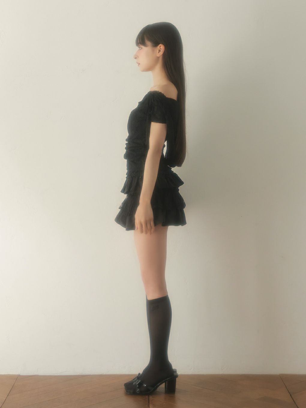 【BUBBLES】レースフーディートップス