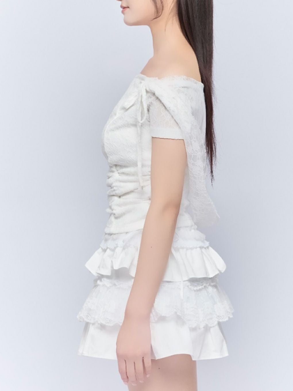 【BUBBLES】レースフーディートップス