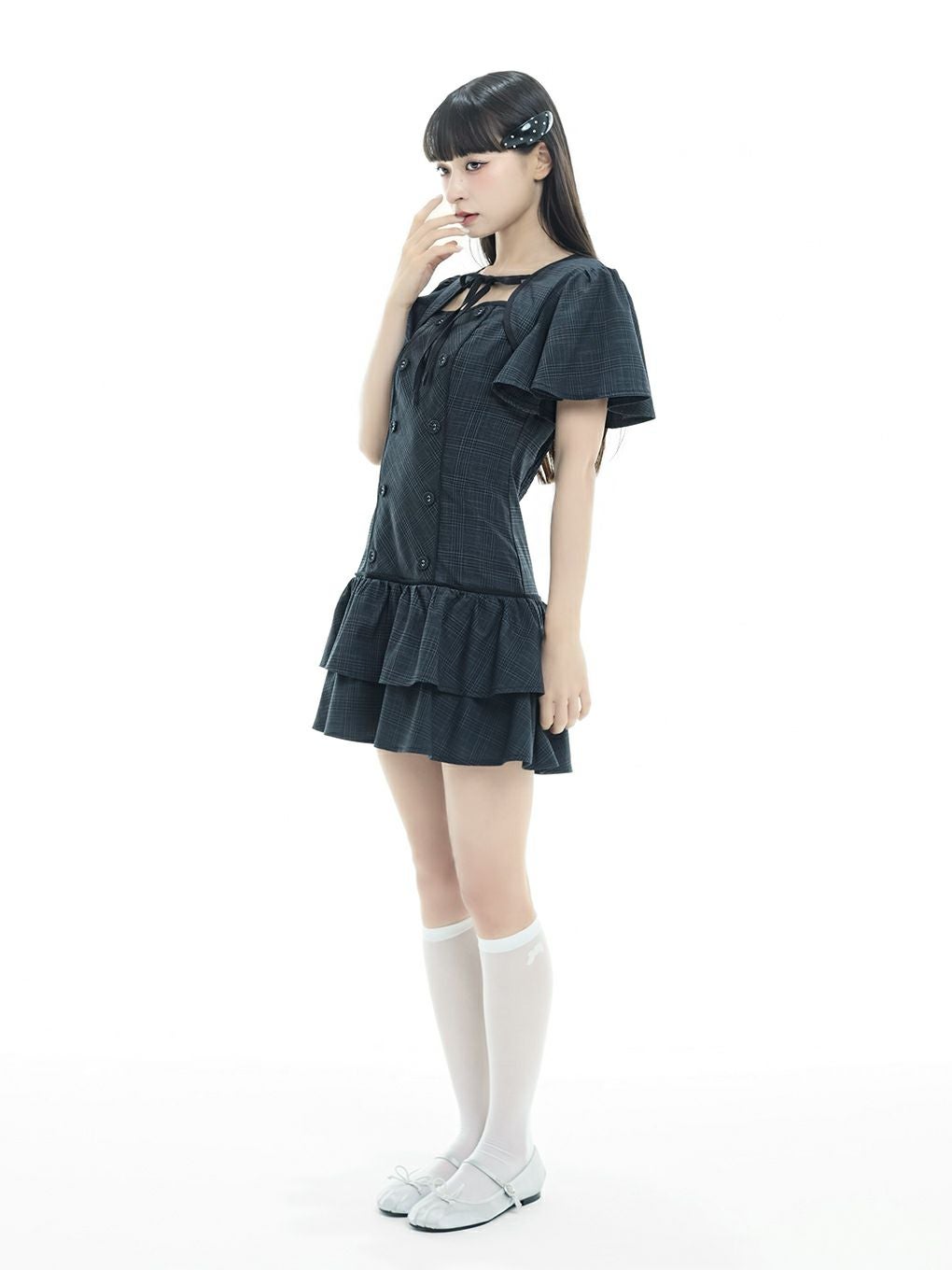 BUBBLES】フレアティアードワンピース | sparkling mall online store