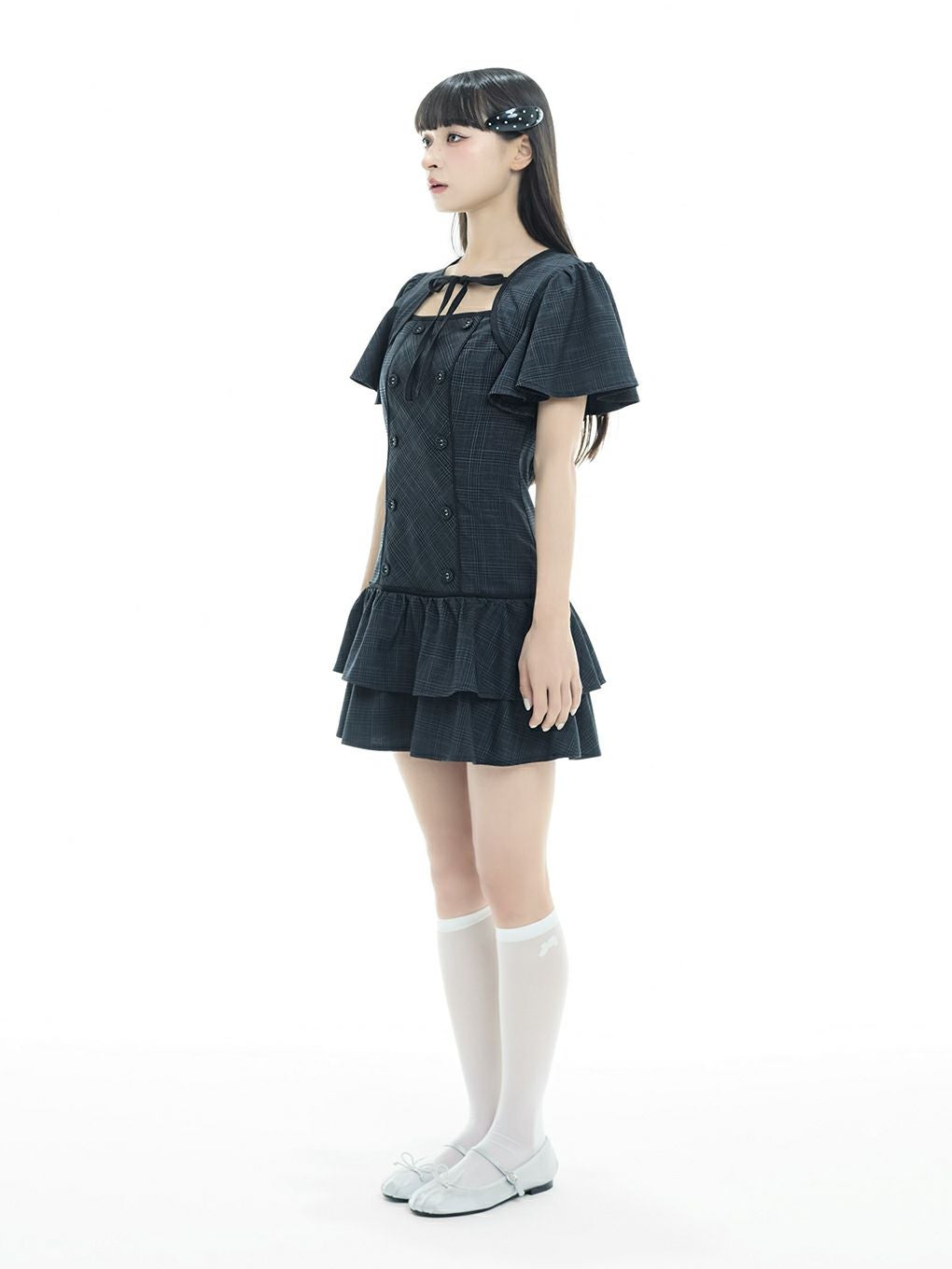 か*お様 bubbles フレアティアードワンピース 24時間以内配送 BUBBLES】フレアティアードワンピース | sparkling mall online store