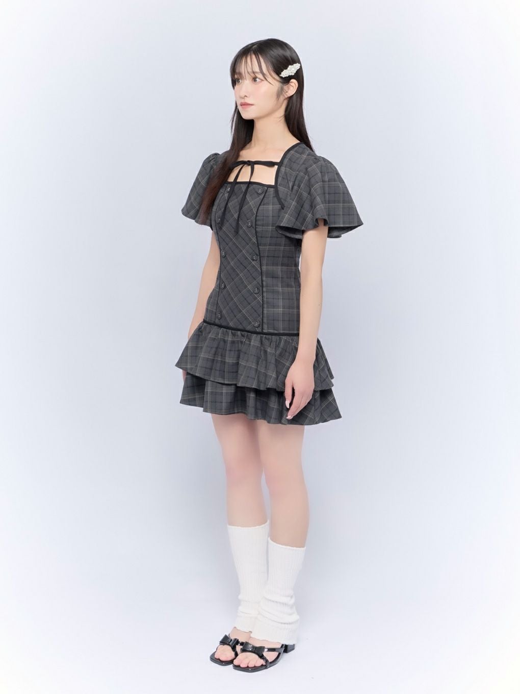 BUBBLES】フレアティアードワンピース | sparkling mall online store