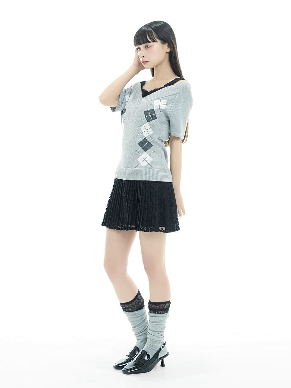 BUBBLES】レイヤードプリーツワンピース | sparkling mall online store