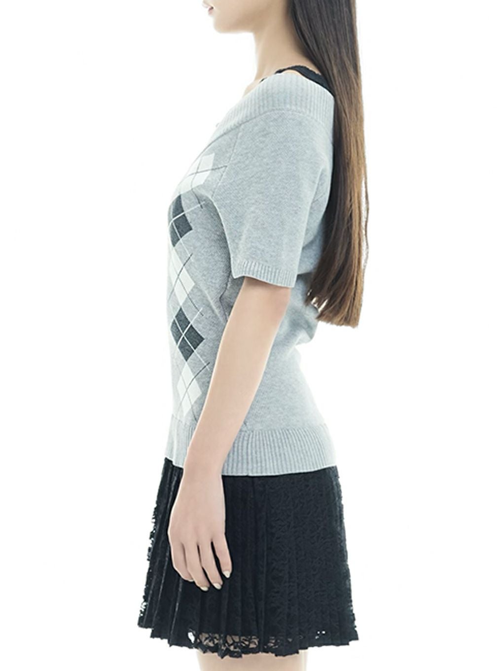 【BUBBLES】レイヤードプリーツワンピース