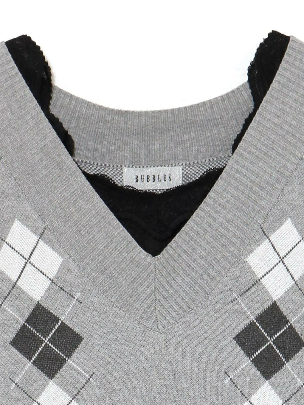 【BUBBLES】レイヤードプリーツワンピース