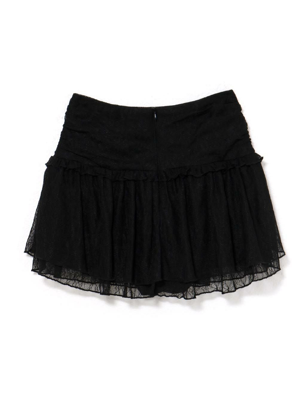 【BUBBLES】ギャザーフレアレーススカパン