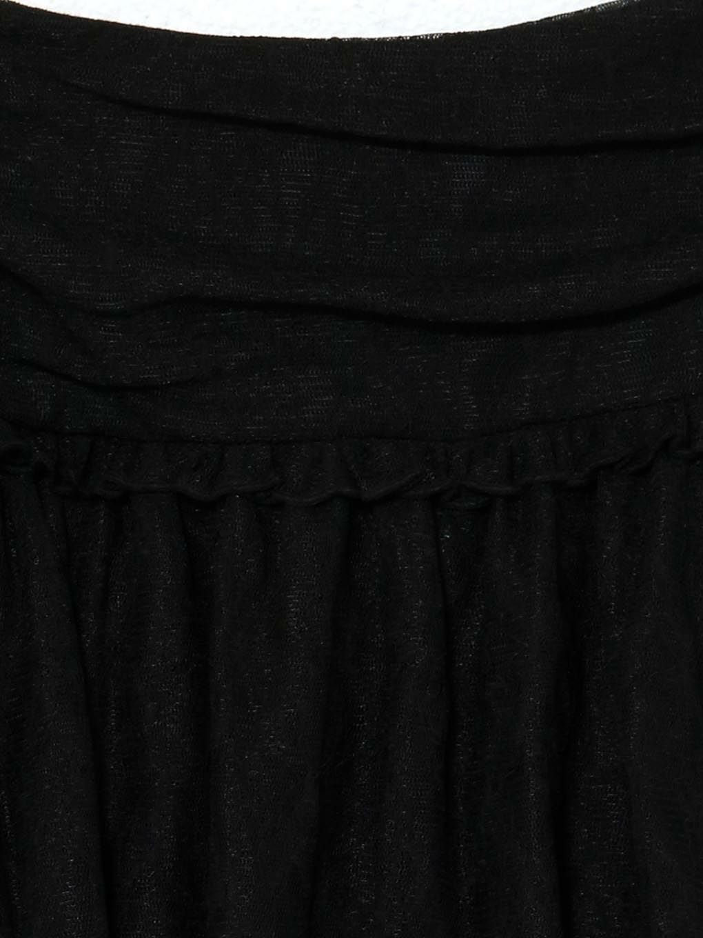 【BUBBLES】ギャザーフレアレーススカパン