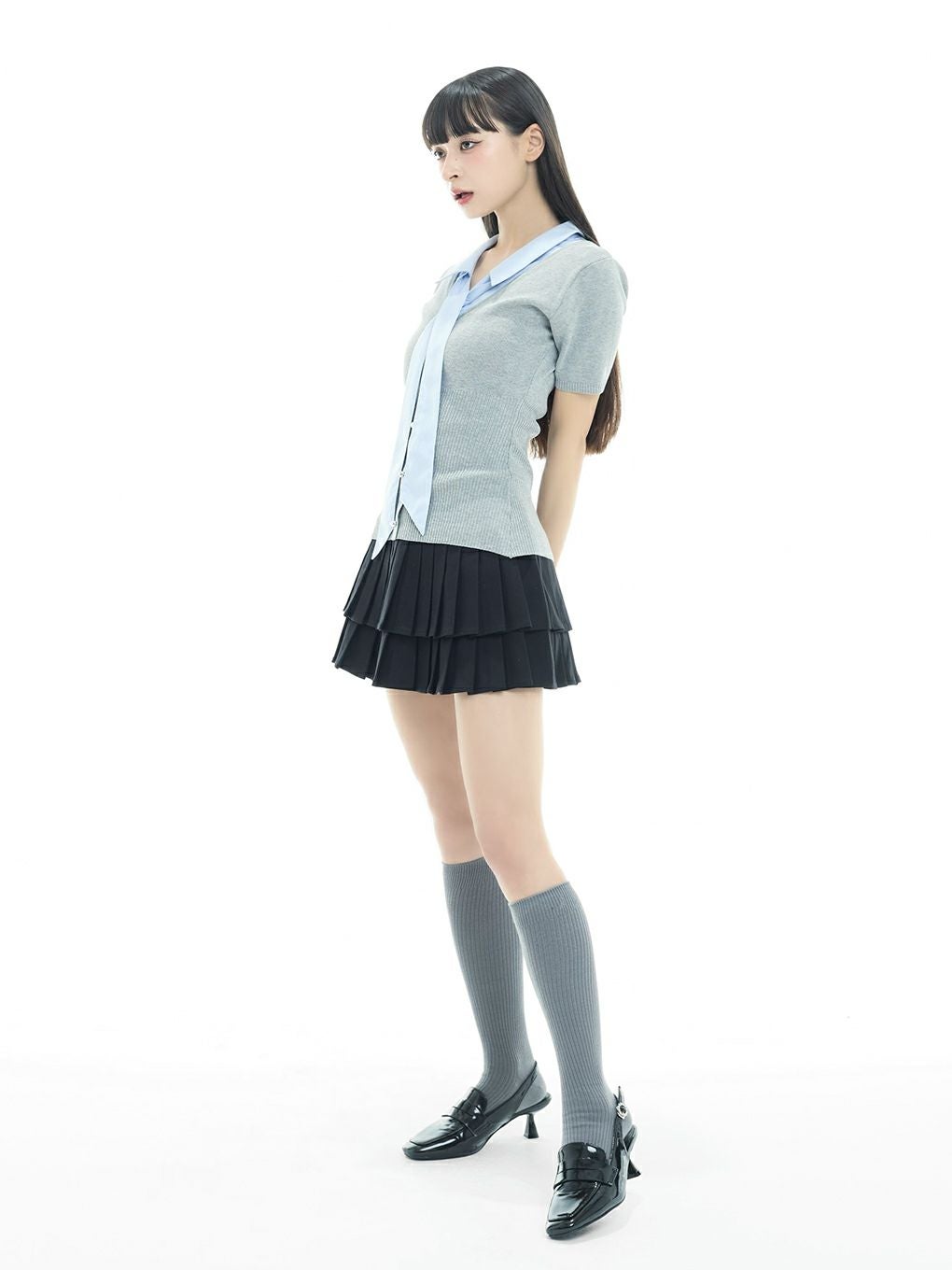 BUBBLES】リボンシャツトップス | sparkling mall online store