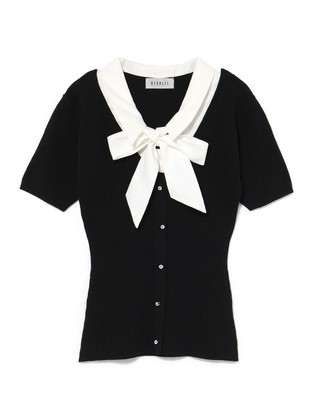 【BUBBLES】リボンシャツトップス