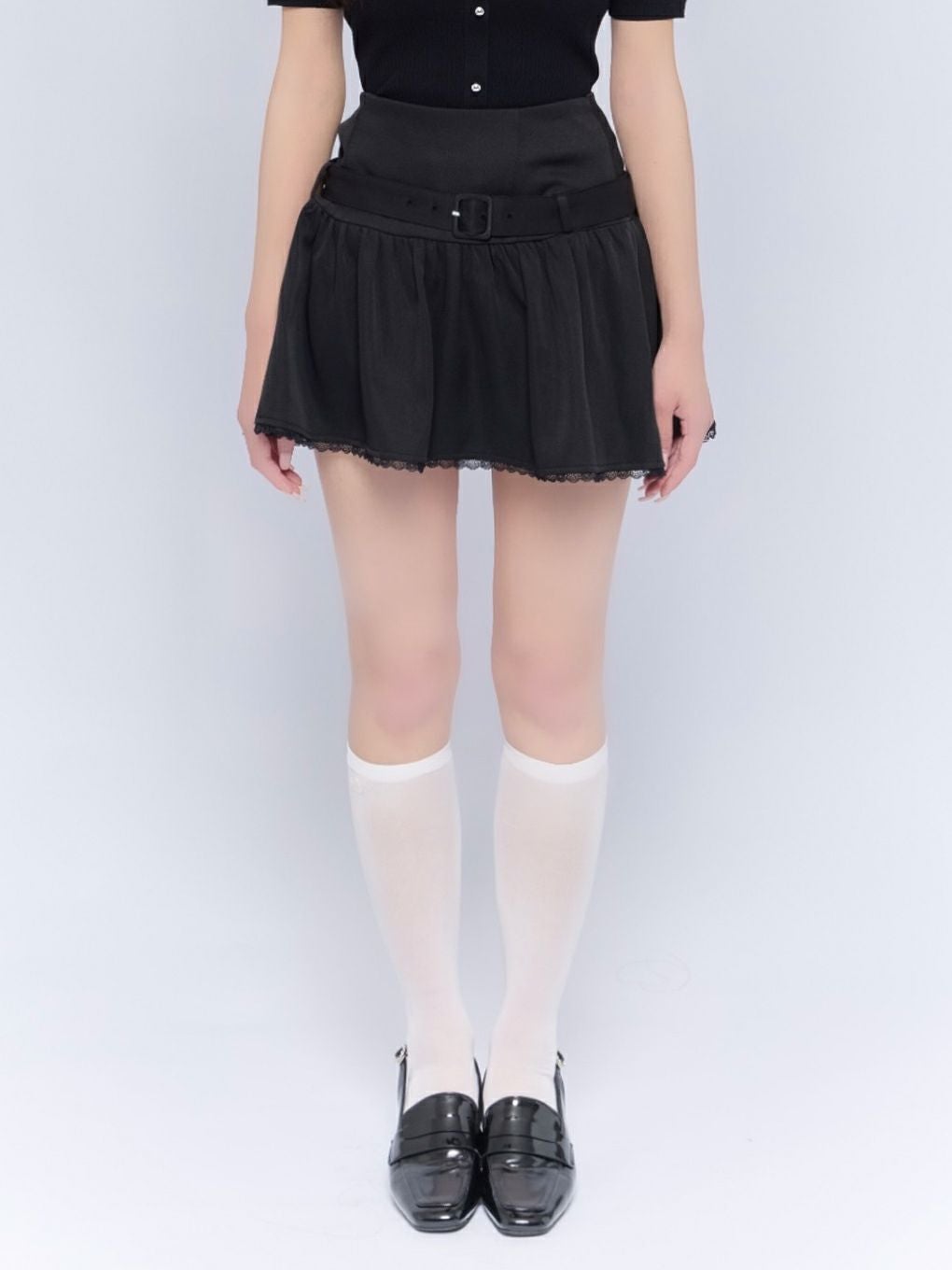 【BUBBLES】ベルトフレアスカパン