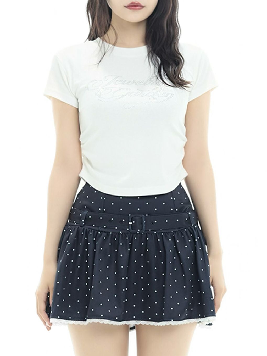 【BUBBLES】ビジューミニTEE