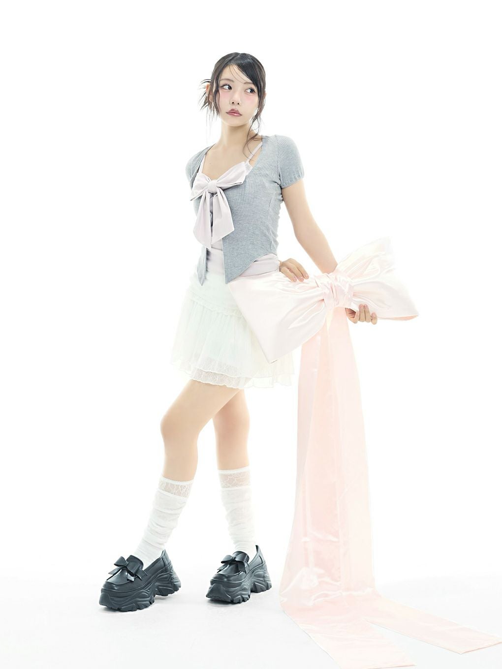 BUBBLES】コケットリボンアンサンブル | sparkling mall online store