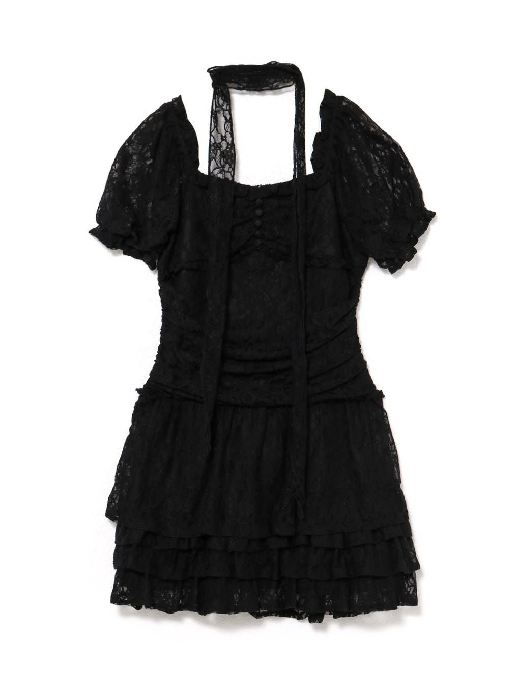 【BUBBLES】ギャザーフリルワンピース