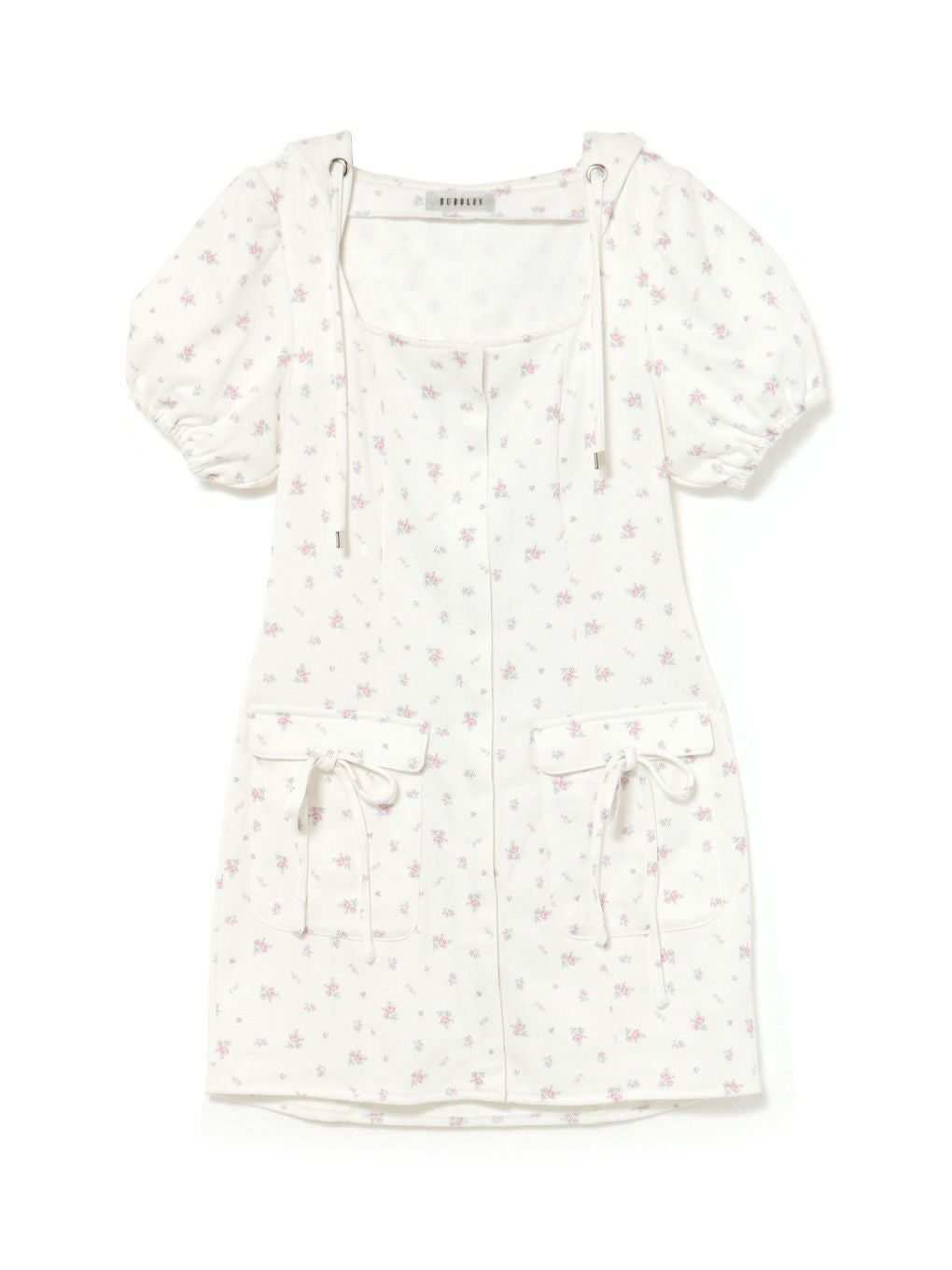 【BUBBLES】スウェットフーディーワンピース