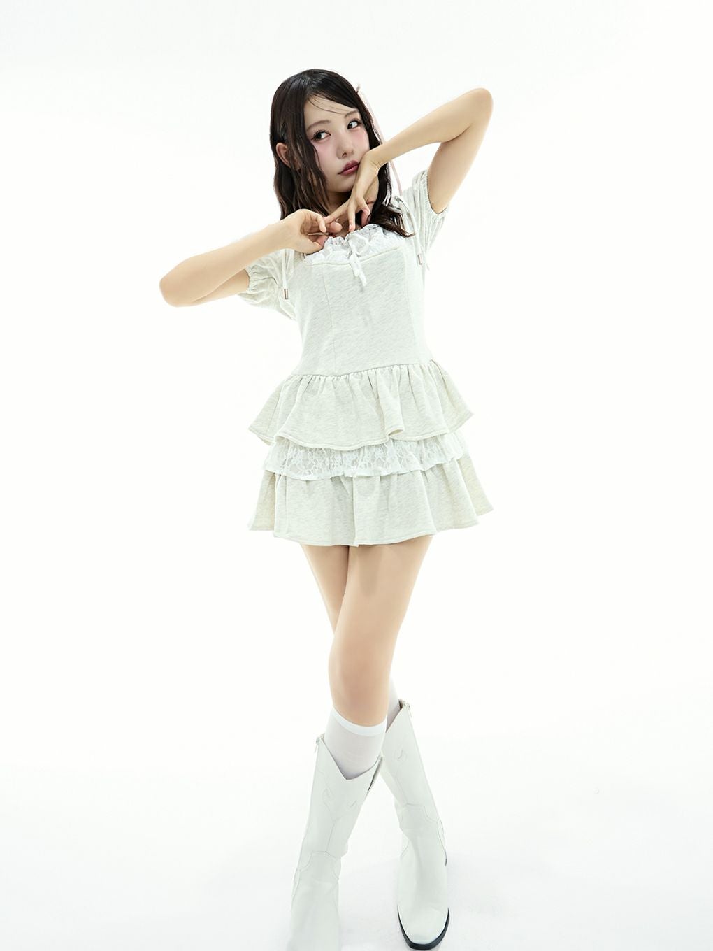 BUBBLES】ガーリースウェットワンピース | sparkling mall online store