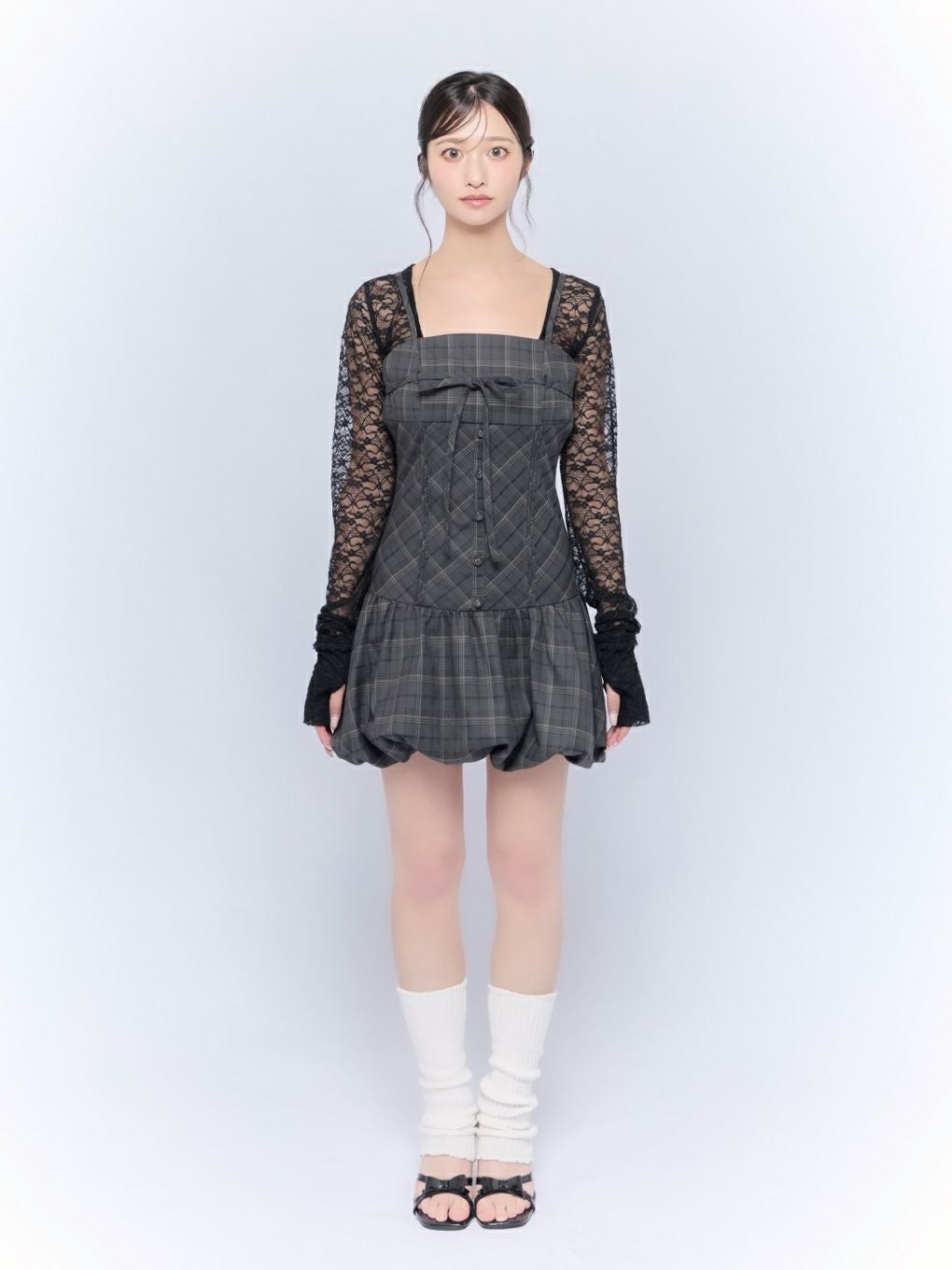 BUBBLES】リボンバルーンワンピース | sparkling mall online store