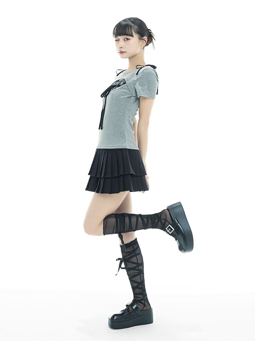 BUBBLES】レイヤードリボントップス | sparkling mall online store