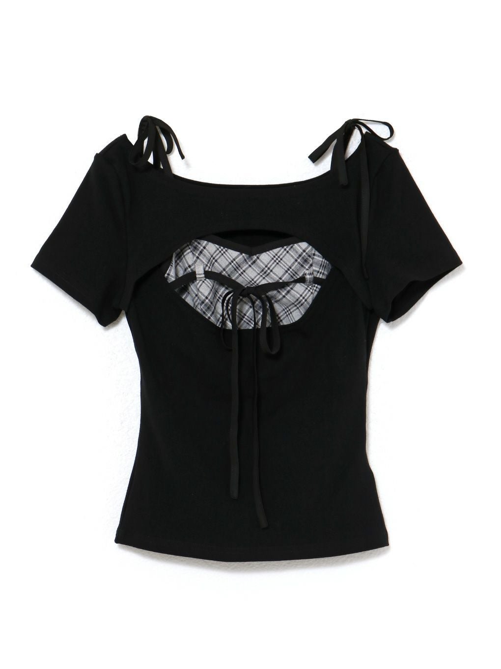 【BUBBLES】レイヤードリボントップス