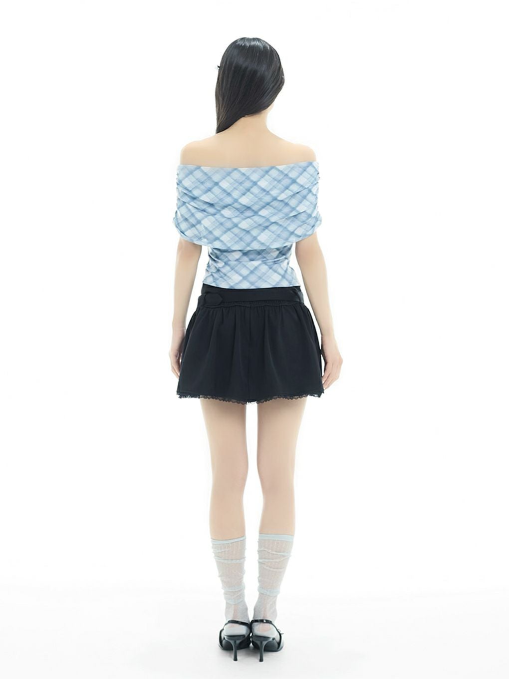 【BUBBLES】シアーオフショルトップス