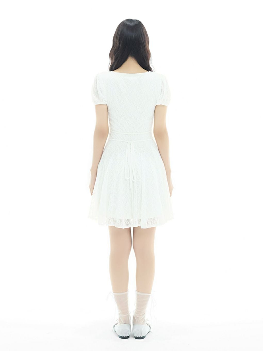 BUBBLES】レースフレアワンピース | sparkling mall online store
