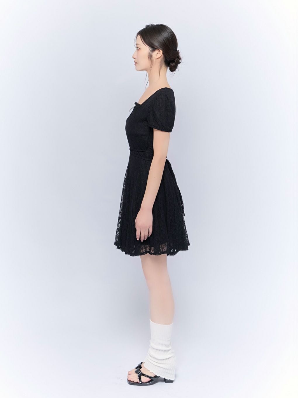 BUBBLES】レースフレアワンピース | sparkling mall online store