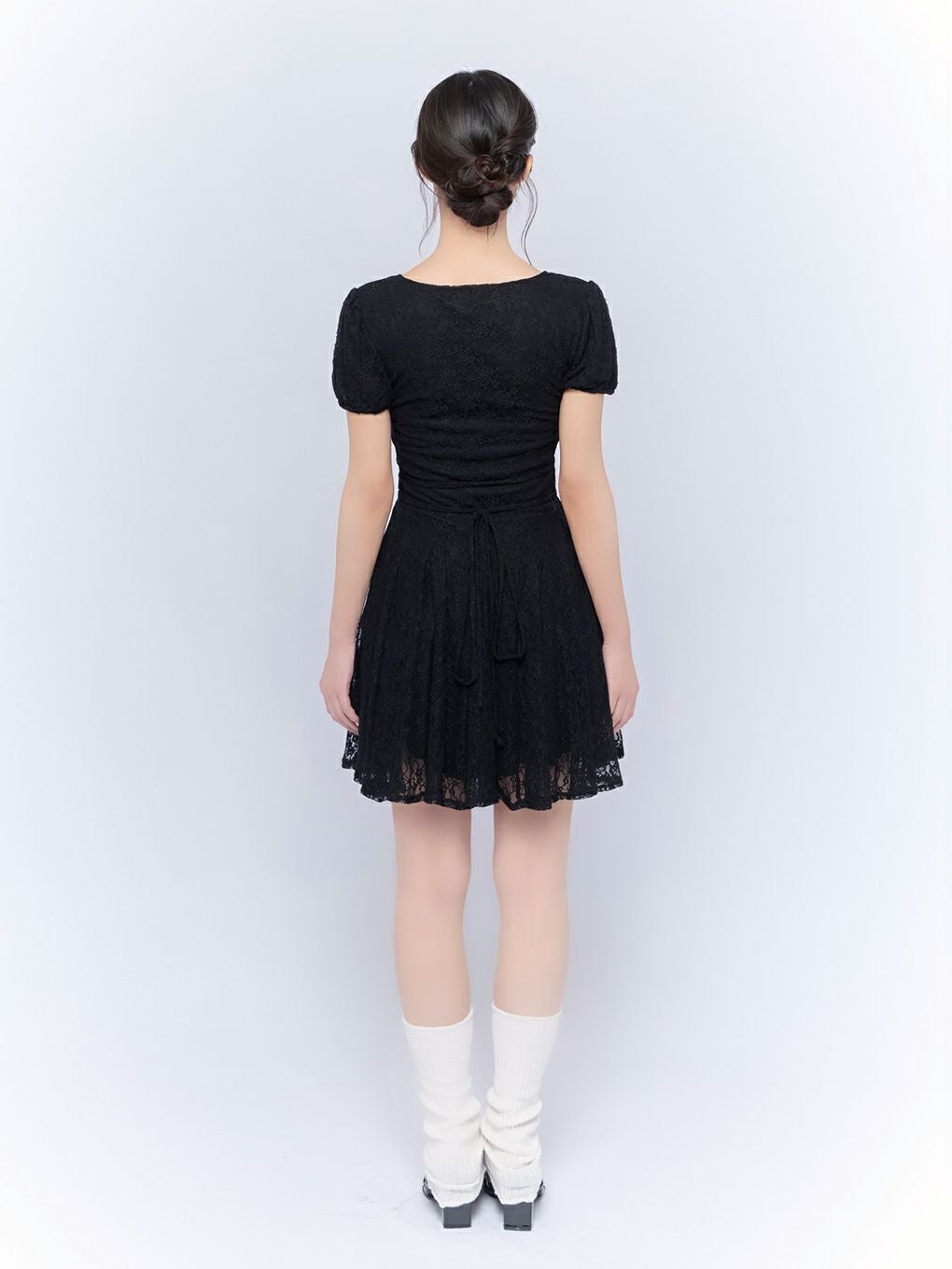 【BUBBLES】レースフレアワンピース