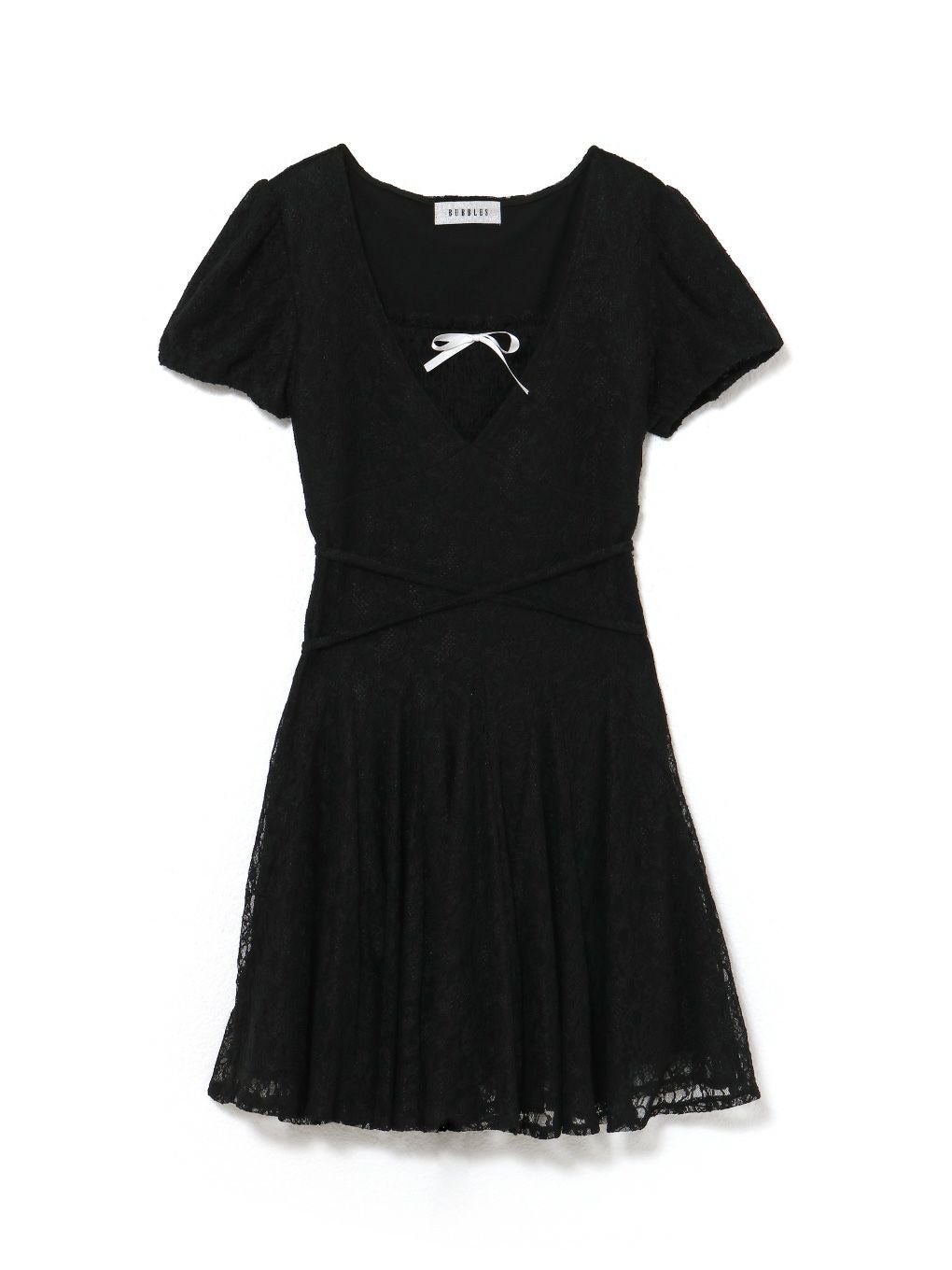 【BUBBLES】レースフレアワンピース
