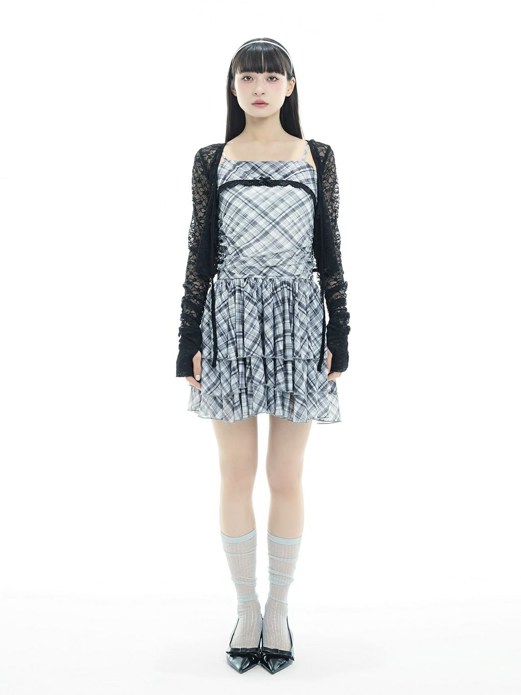 【BUBBLES】チュールキャミワンピース