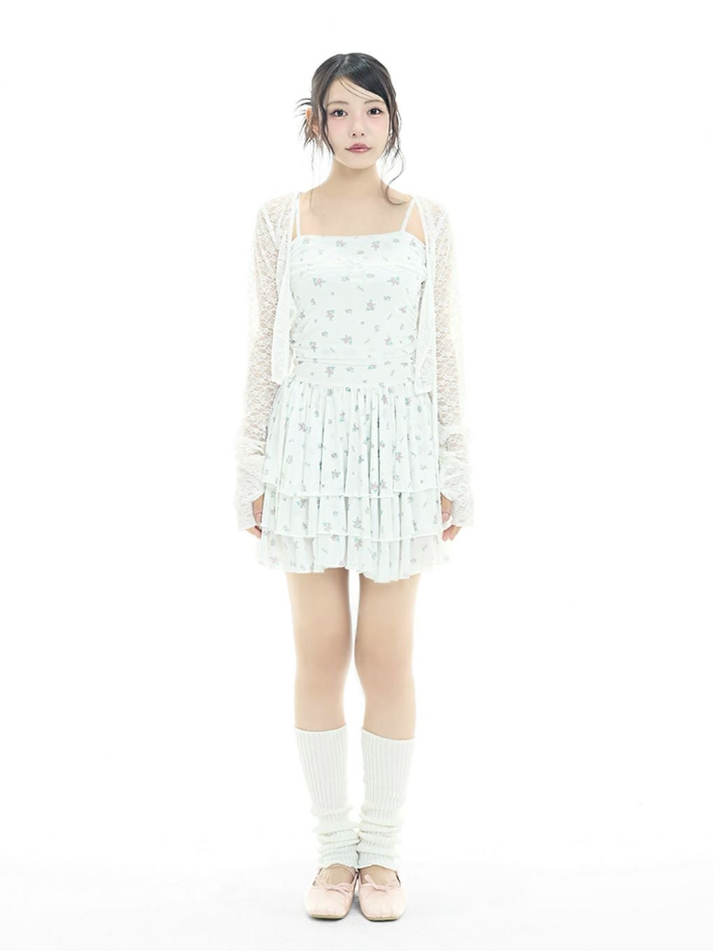 【BUBBLES】チュールキャミワンピース