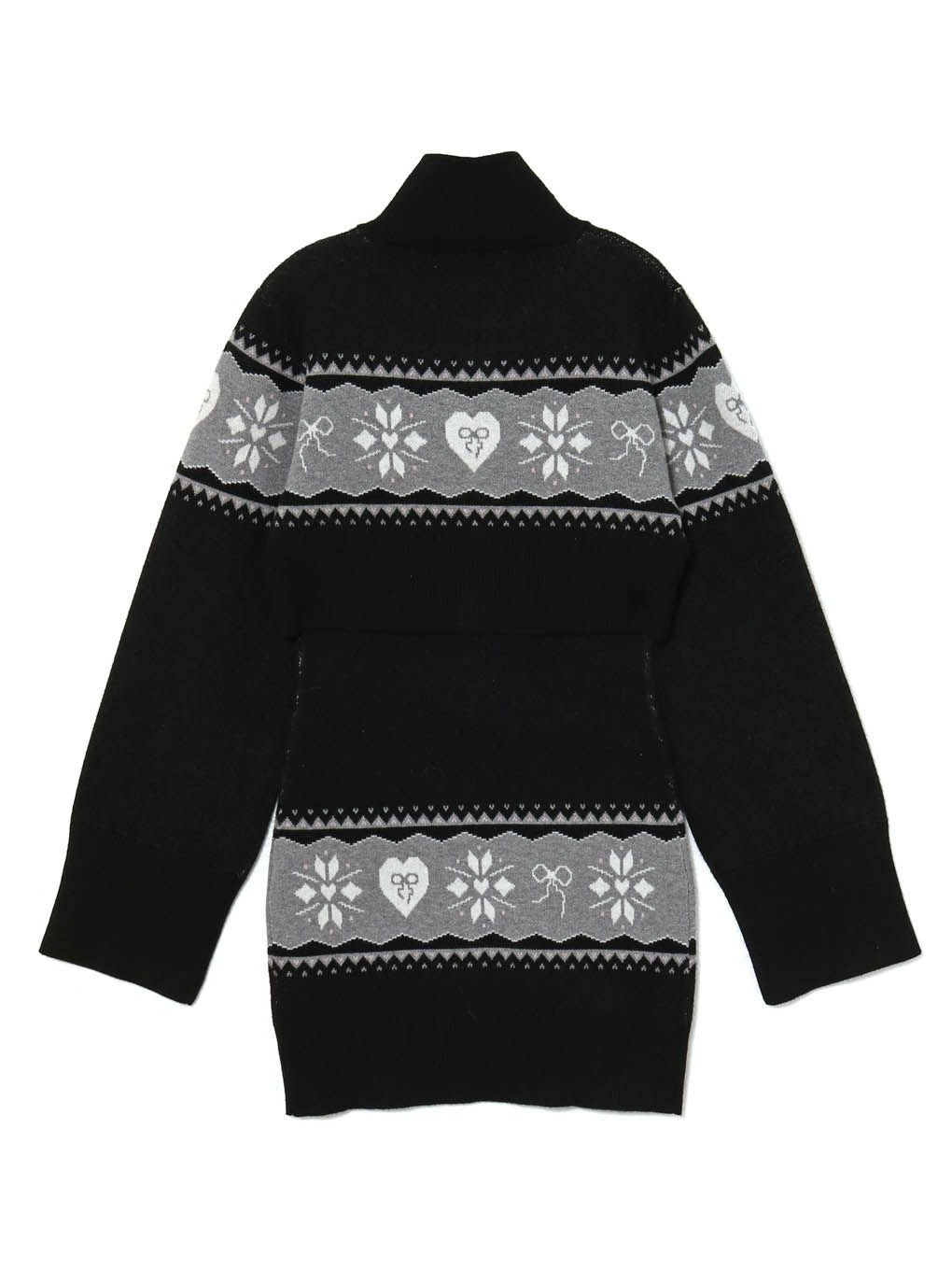 【BUBBLES】ノルディックアンサンブルワンピース