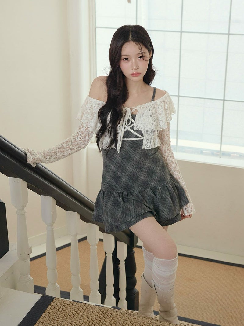 BUBBLES】レースアンサンブルワンピース | sparkling mall online store