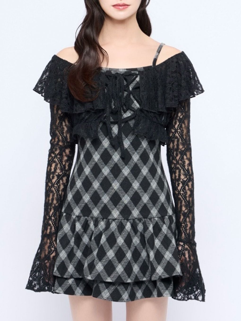 完売品 BUBBLES レースアンサンブル BUBBLES】レースアンサンブルワンピース | sparkling mall online store