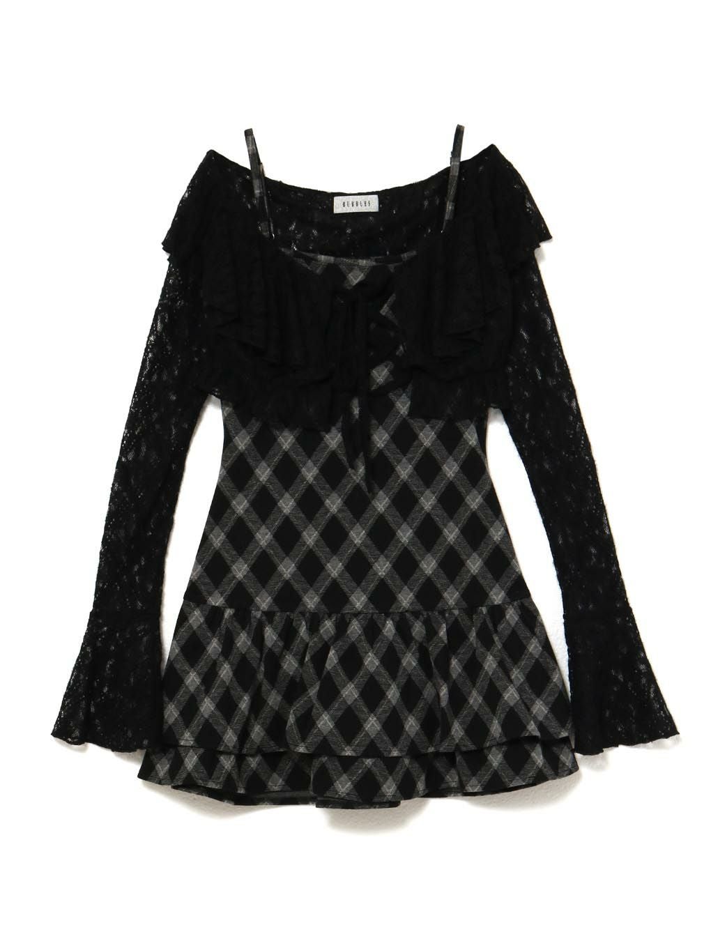 【BUBBLES】レースアンサンブルワンピース