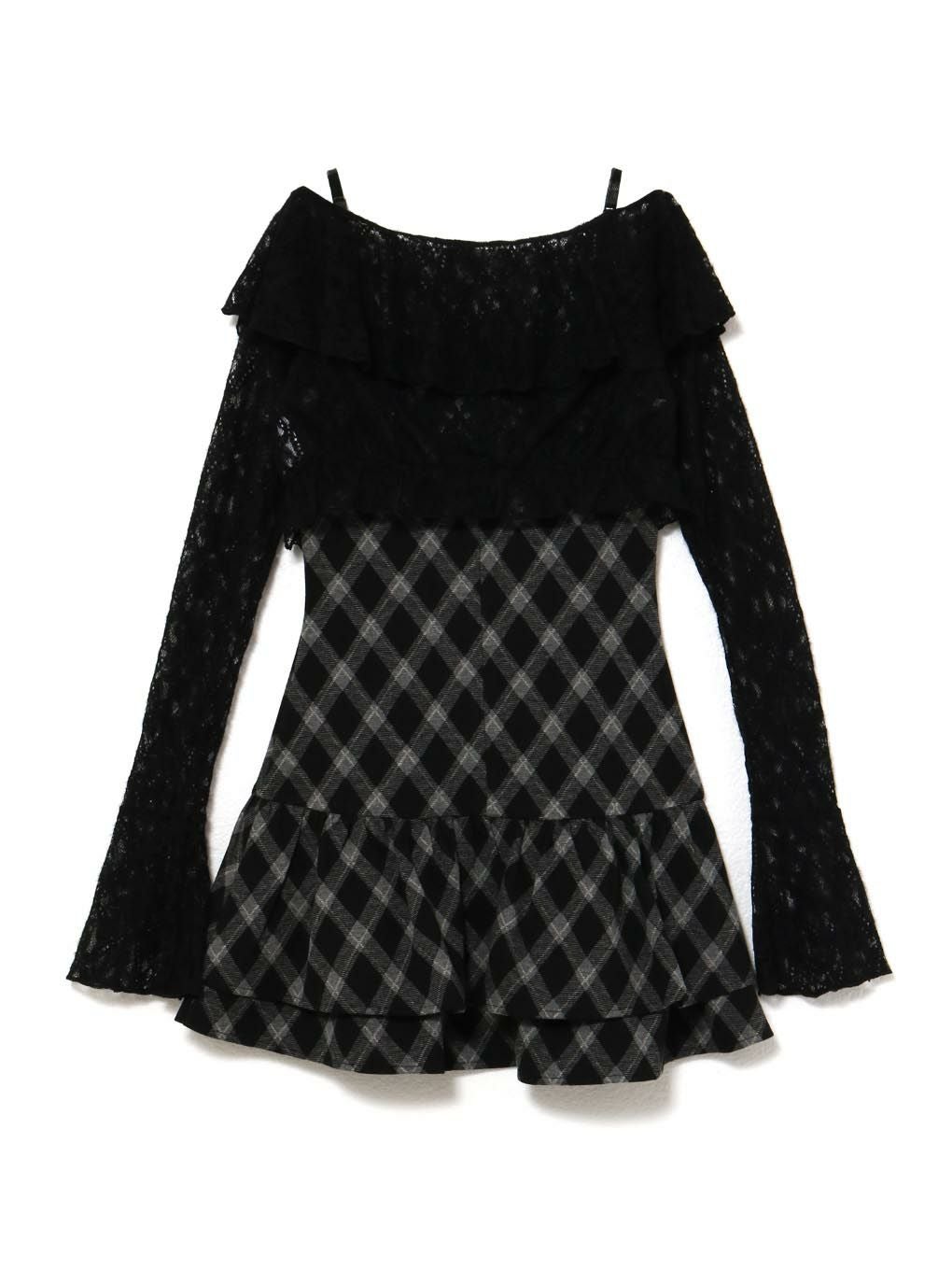 【BUBBLES】レースアンサンブルワンピース