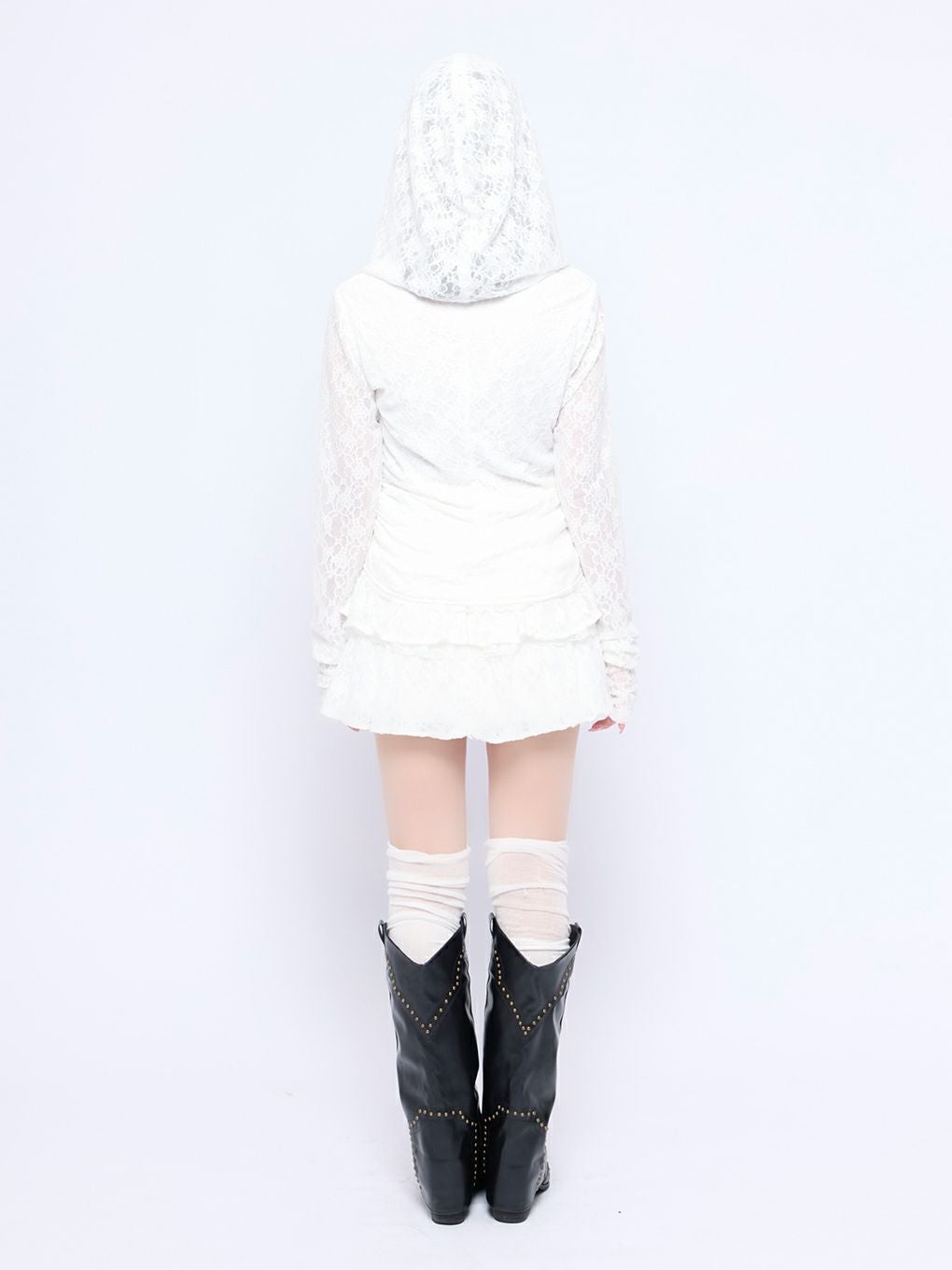 BUBBLES】レースフーディートップス | sparkling mall online store