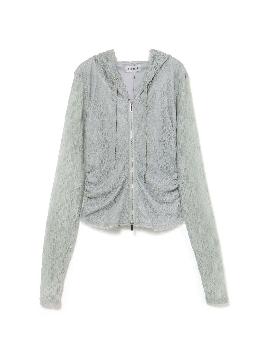 BUBBLES】レースフーディートップス | sparkling mall online store