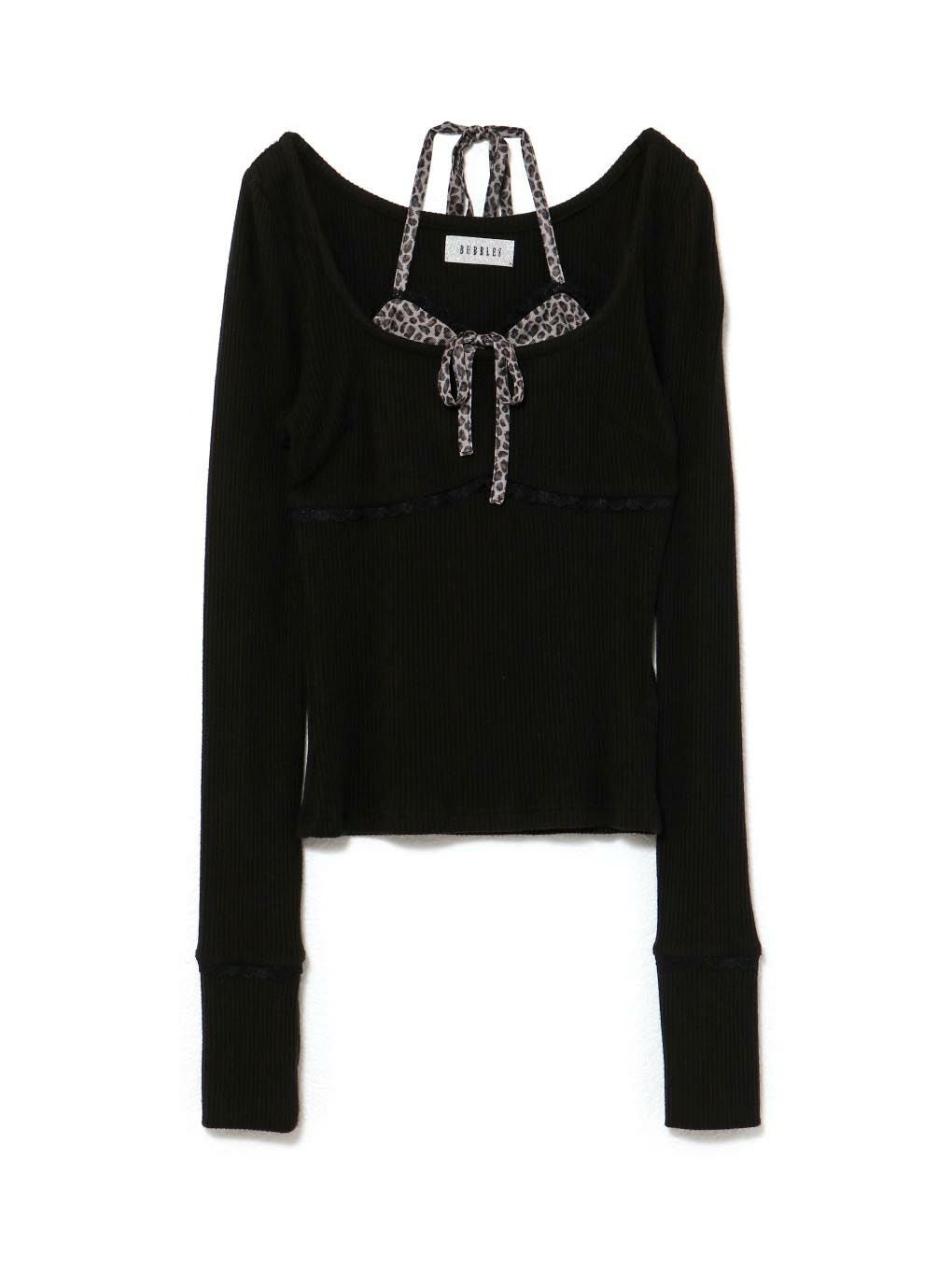 【BUBBLES】レイヤードパターントップス