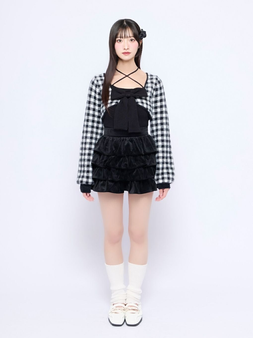 BUBBLES】リボンニットアンサンブル | sparkling mall online store