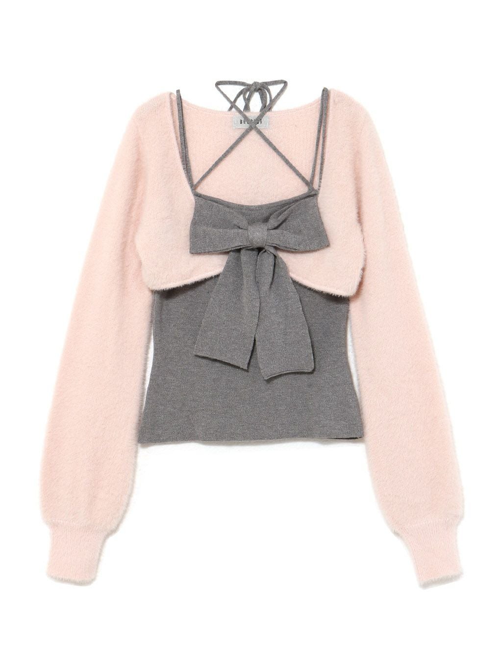 【BUBBLES】リボンニットアンサンブル