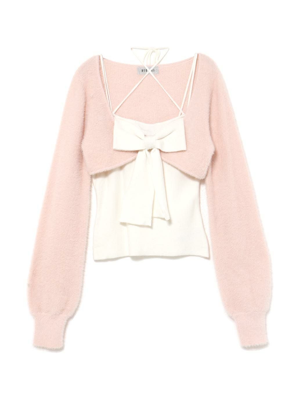 【BUBBLES】リボンニットアンサンブル