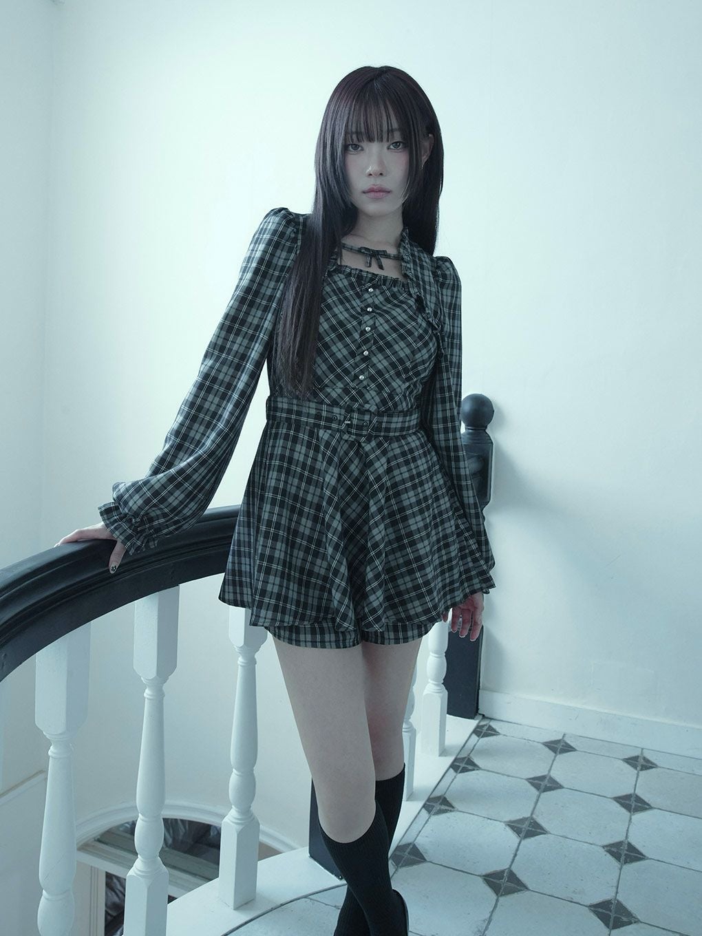 【BUBBLES】レイヤードペプラムセットアップ