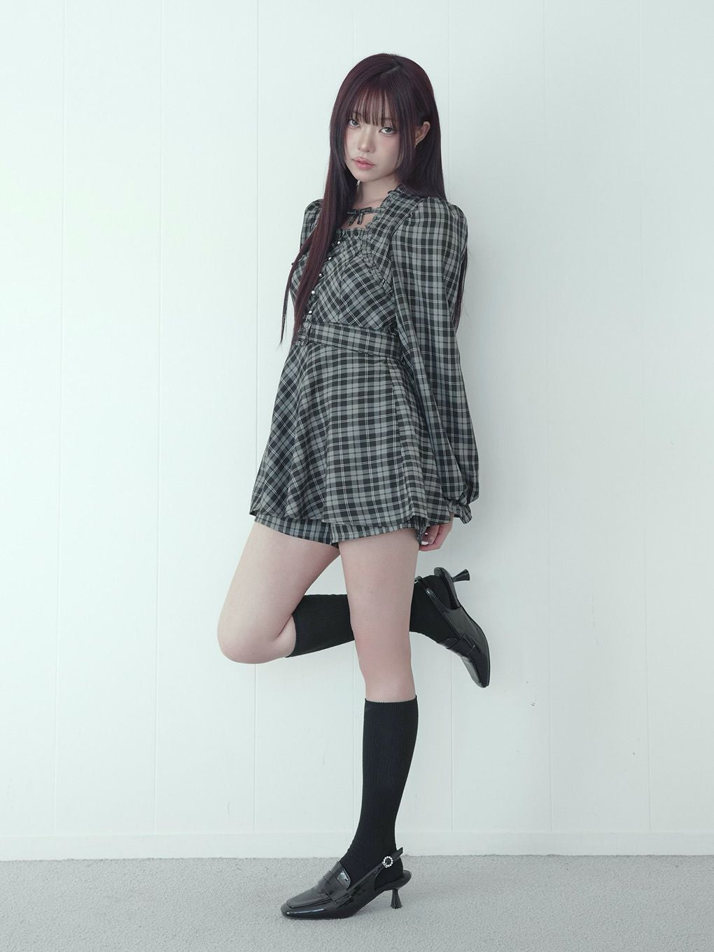 BUBBLESレイヤードペプラムセットアップ BUBBLES】レイヤードペプラムセットアップ | sparkling mall online store