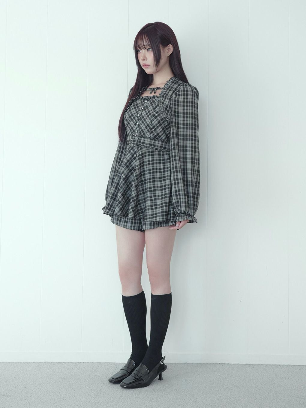 BUBBLES】レイヤードペプラムセットアップ | sparkling mall online store