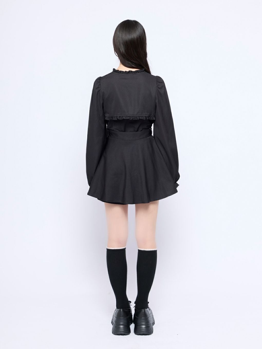 【BUBBLES】レイヤードペプラムセットアップ