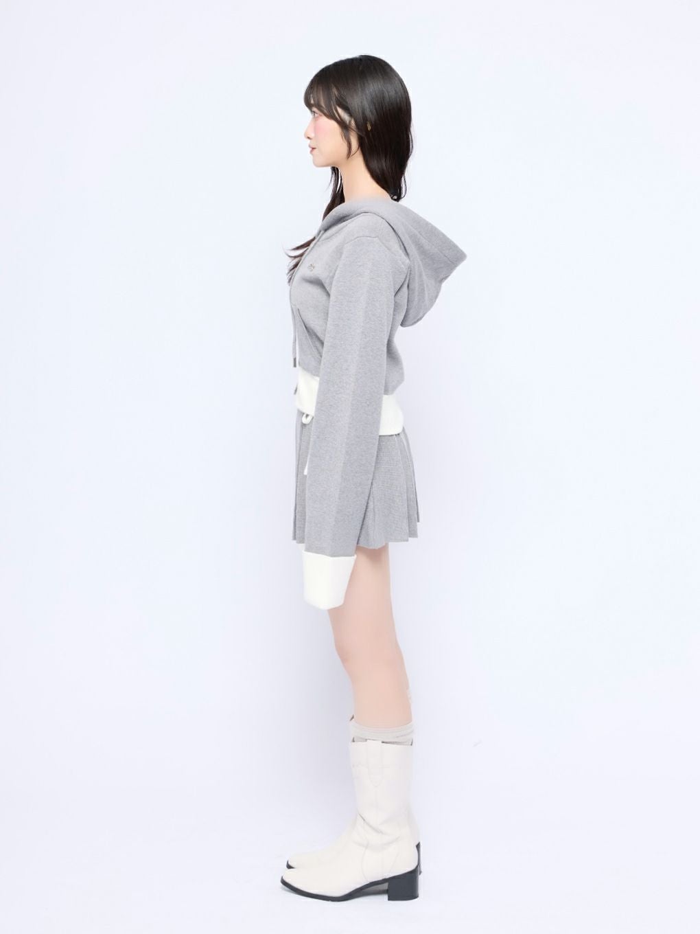 BUBBLES パーカー 最終価格！ BUBBLES】バイカラーパーカーニット | sparkling mall online store