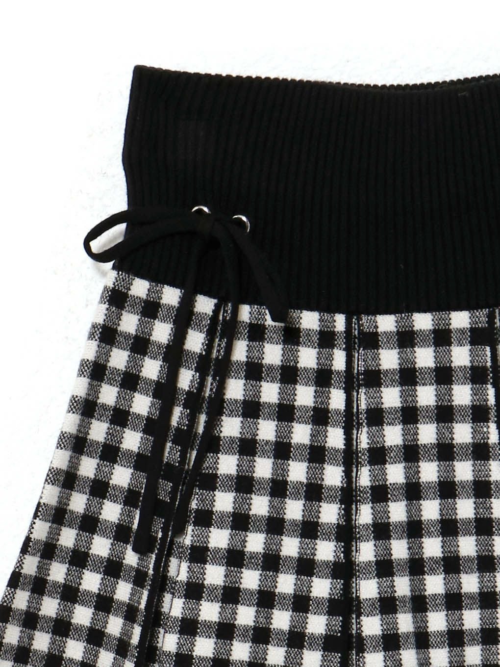 【BUBBLES】バイカラーニットスカパン