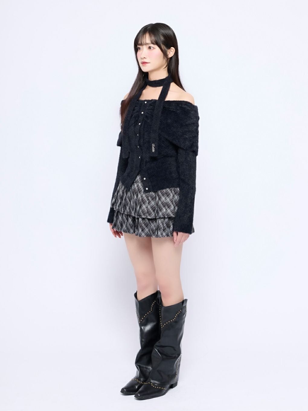 BUBBLES】リボンタイオフショルニット | sparkling mall online store