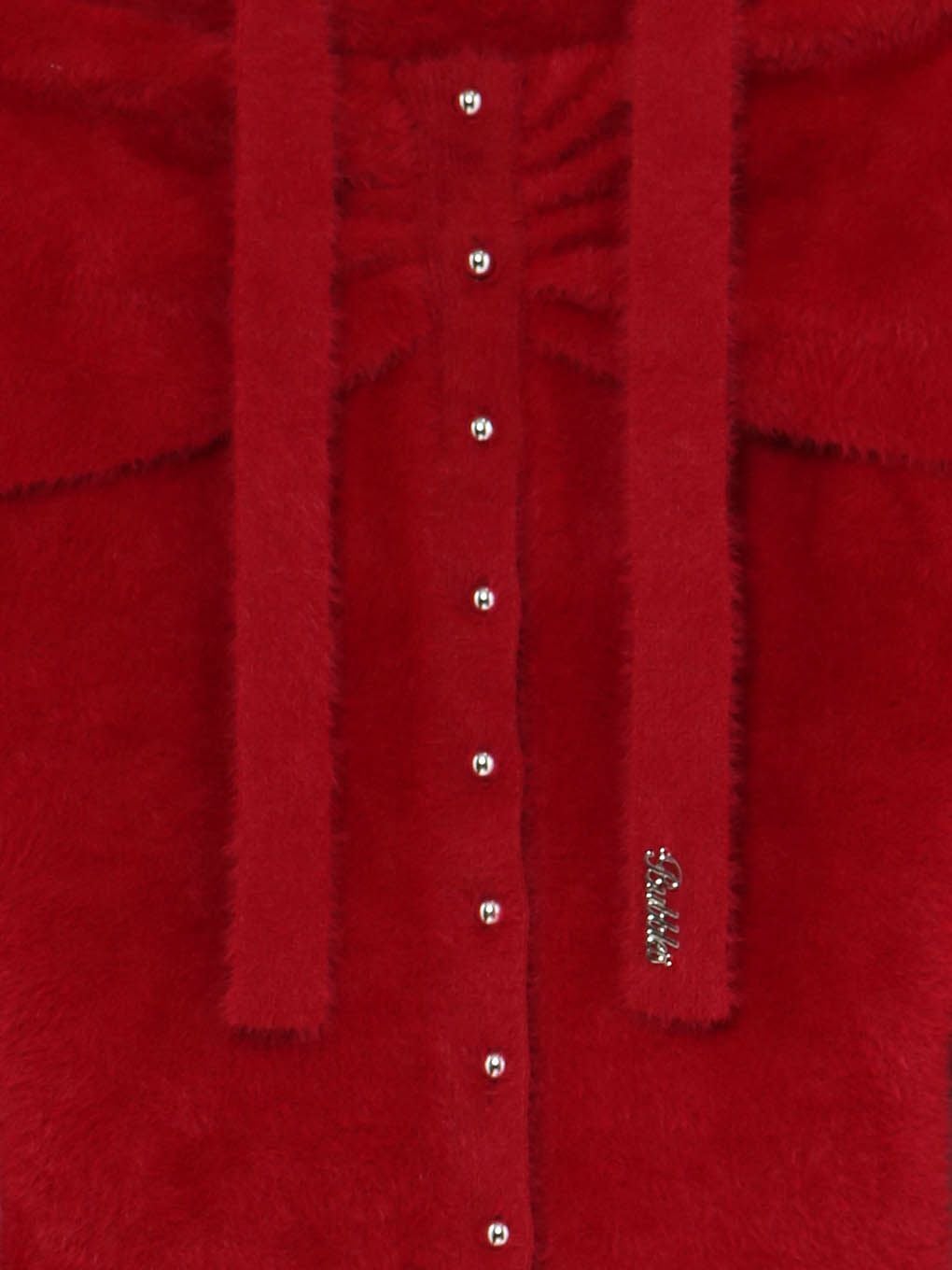 【BUBBLES】リボンタイオフショルニット