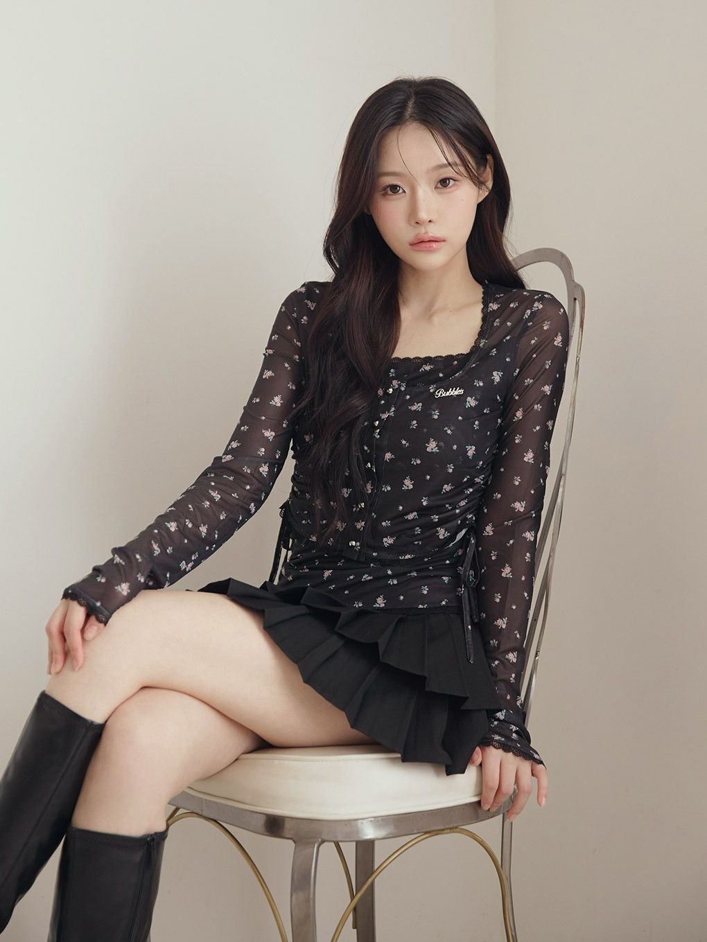 BUBBLES】パターンチュールアンサンブル | sparkling mall online store